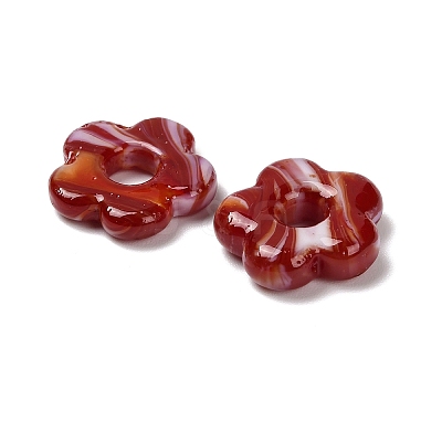 Handmade Lampwork European Beads LAMP-F039-01J-1