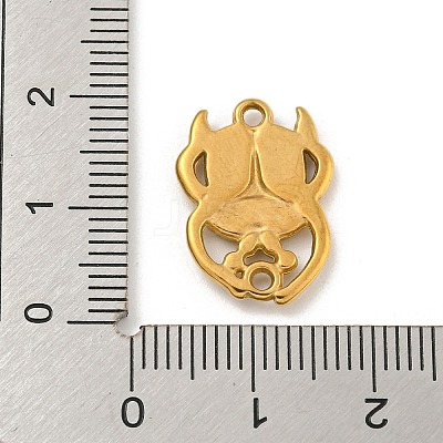 Ion Plating(IP) 304 Stainless Steel Connector Charms STAS-N103-92G-1