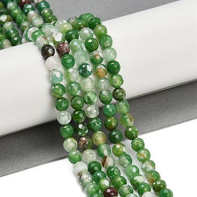 Natural Fire Crackle Agate Beads Strands G-C082-A01-51-1