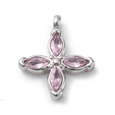 304 Stainless Steel Pendants STAS-C118-01P-03-1