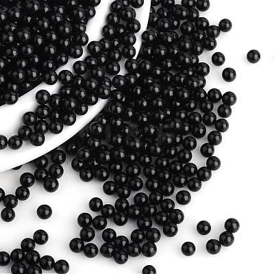 Imitation Pearl Acrylic Beads OACR-S011-8mm-Z25-1