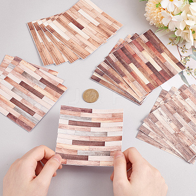 16Pcs 4 Colors Self Adhesive PVC Wall Stickers DIY-GO0002-15-1