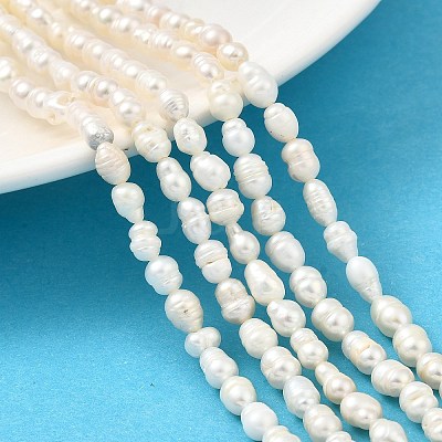 Natural Cultured Freshwater Pearl Beads Strands PEAR-I007-01P-03A-1