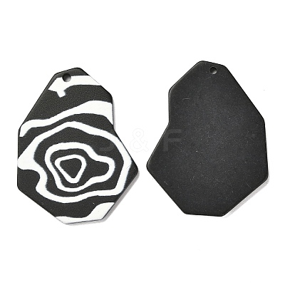 Opaque Acrylic Pendants X-SACR-L003-06-1