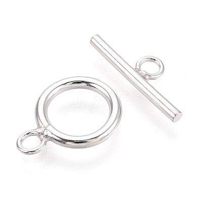 925 Sterling Silver Toggle Clasps STER-T008-51S-1