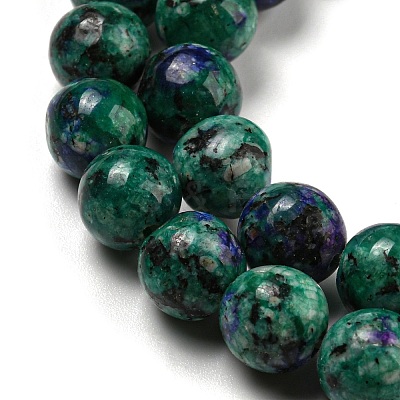 Natural Dyed Sesame Jasper Beads Strands G-E443-A39-1