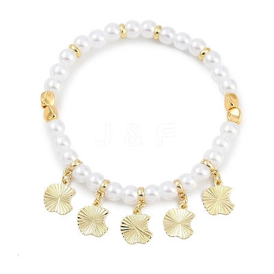 Rack Plating Brass Stretch Bracelets BJEW-P341-10G-G-1
