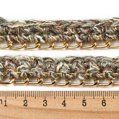 Polyester Crochet Lace Trim OCOR-Q058-11A-1