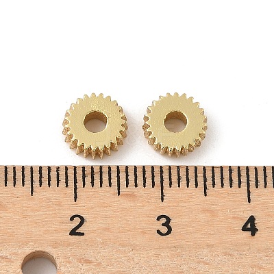 Brass Beads KK-Q039-15G-1