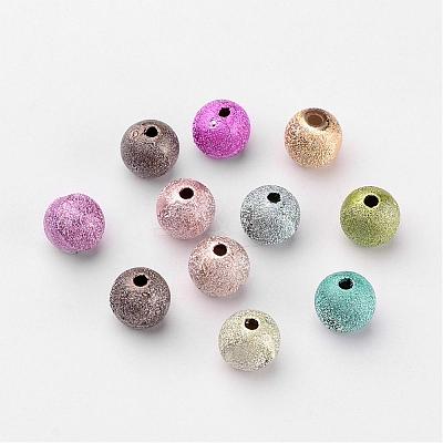 8mm Mixed Matte Acrylic Beads X-PB24P9284-1