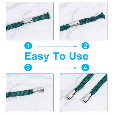 Alloy Cord Ends FIND-GF0003-61P-1