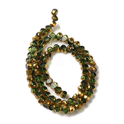 Electroplate Glass Beads Strands EGLA-P061-01B-03-1