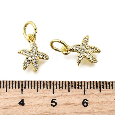 Brass Micro Pave Cubic Zirconia Pendants KK-K300-11G-1