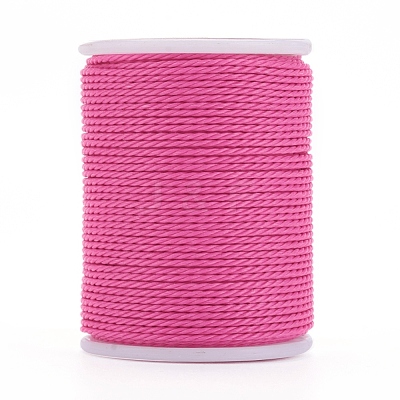 Round Waxed Polyester Cord YC-G006-01-1.0mm-19-1