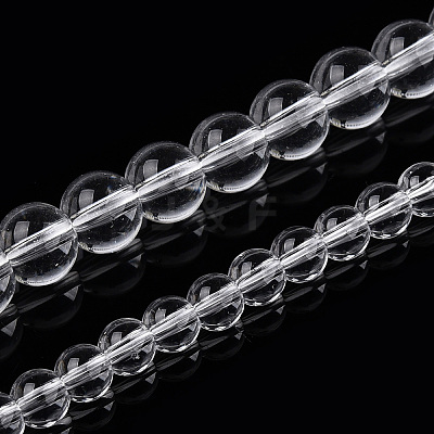 Transparent Glass Beads Strands GLAA-T032-T6mm-13-1