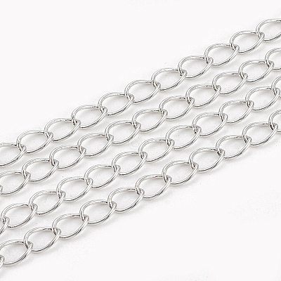 Soldered Brass Curb Chains CHC-S003-06P-1