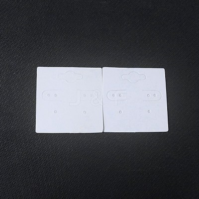Cardboard Earring Display Cards CDIS-WH0020-04B-1