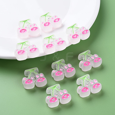 Transparent Acrylic Beads MACR-S374-04B-07-1