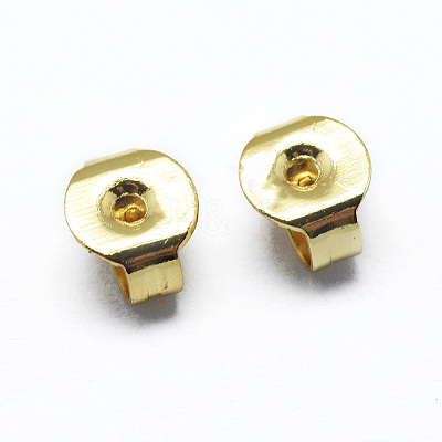 Brass Ear Nuts X-KK-I641-01G-1