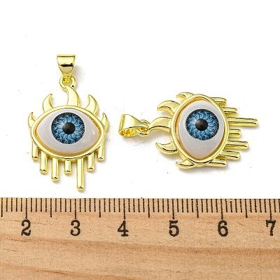 Real 18K Gold Plated Brass Pendants KK-L209-001G-07-1