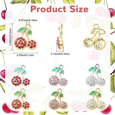 15Pcs 3 Colors Rack Plating Alloy Pendants FIND-YW0009-86A-1