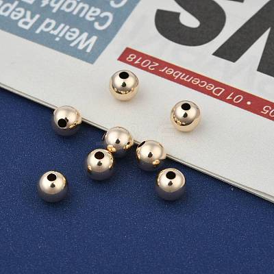 Yellow Gold Filled Beads X-KK-G156-6mm-1-1