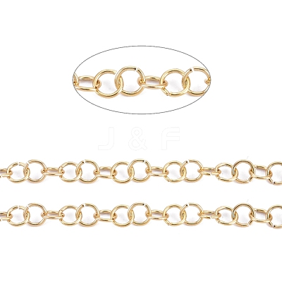PVD Vacuum Plating 304 Stainless Steel Rolo Chains CHS-F011-08A-G-1