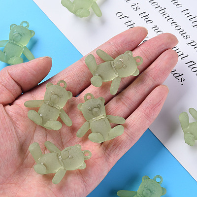 Frosted Acrylic Pendants MACR-S373-60K-08-1