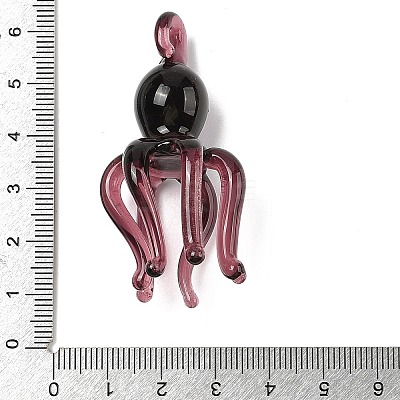 Handmade Lampwork Pendants LAMP-R001-05C-1