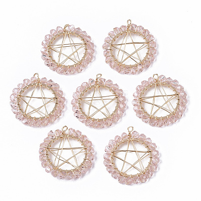 Glass Pendants X-KK-S354-004A-NF-1