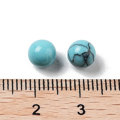 Synthetic Turquoise Sphere Beads G-P520-21-1