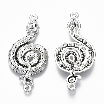 Tibetan Style Alloy Big Connector Pendants TIBEP-Q088-003AS-RS-1