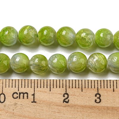 Dyed Natural White Jade Beads Strands G-F764-01A-1