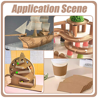 Corrugated Cardboard DIY-WH0816-560-1
