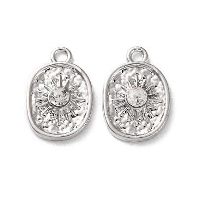 Rack Plating Alloy Pendants FIND-M038-04P-1