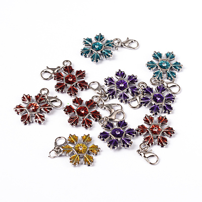Zinc Alloy Enamel Pendants ENAM-H169-M-1