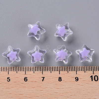 Transparent Acrylic Beads TACR-S152-01A-SS2114-1