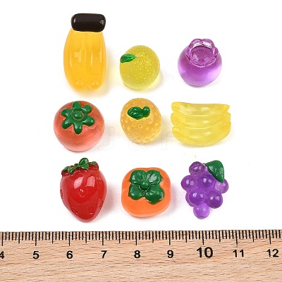 Luminous Resin Fruit Display Decorations RE-CBA17C4-21-1