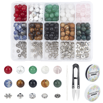 DIY Stretch Bracelets Making Kits DIY-SC0013-71-1