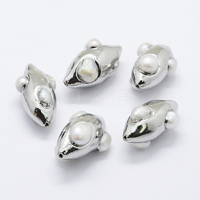 Natural Cultured Freshwater Pearl Beads PEAR-F006-61P-1
