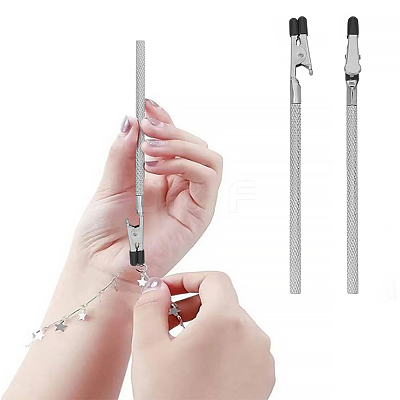 1Pc Iron Bracelet Helpers AJEW-LP0010-76-1