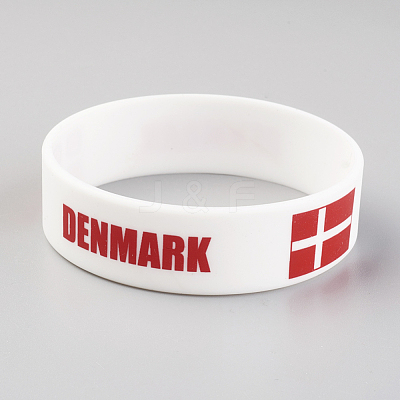 Silicone Wristbands Bracelets X-BJEW-K168-01J-1