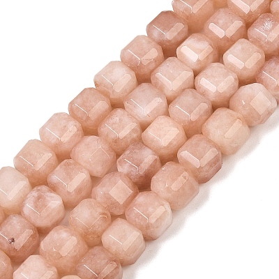 Natural White Jade Beads Strands G-D343-A01-12-1