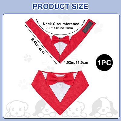 Polyester Pet Handkerchi AJEW-WH20009-28B-1