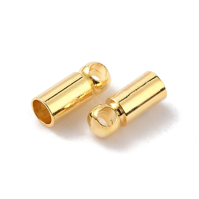 Brass Cord End KK-TAC0006-04G-04-1