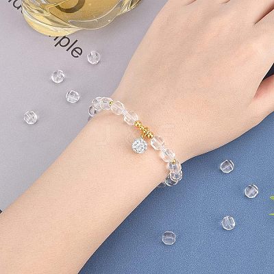 1 Strand Synthetic Quartz Beads Strands G-OC0002-94-1