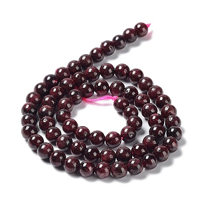 Natural Garnet Bead Strands G-A038-B-01-1