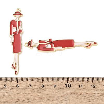 Alloy Enamel Big Pendants ENAM-K076-20A-1