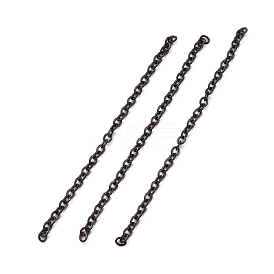 Ion Plating(IP) 304 Stainless Steel Cable Chains CHS-WH0007-01B-EB-1
