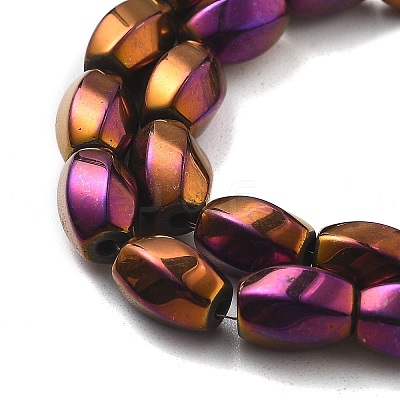 Electroplated Synthetic Non-magnetic Hematite Beads Strands G-P545-G02-02A-1